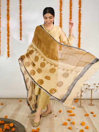 Sahara Chanderi Set- with Dupatta 🏜️