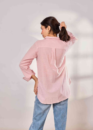 The Everyday Cotton Shirts- Pink