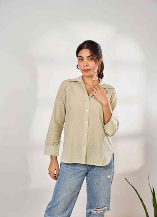 The Everyday Cotton Shirts- Green