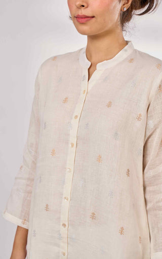 Hans Linen Kurta